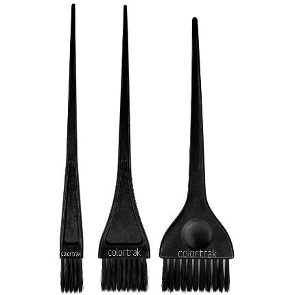 Colortrak Assorted Feather Bristles Color Brushes