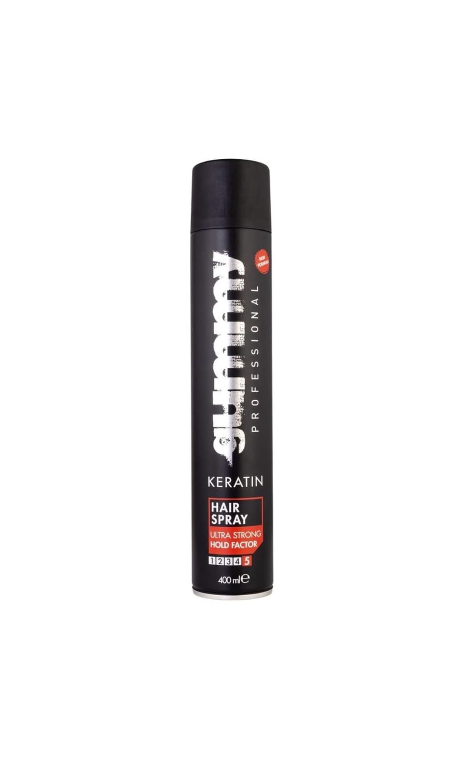 Gummy Keratin Ultra Strong Hold Factor Hair Styling Spray - 5 Level Hold Rate, 400 ml
