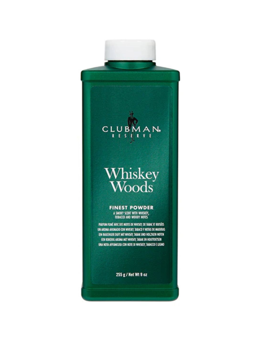 Clubman Whiskey Woods Powder, 9 Oz