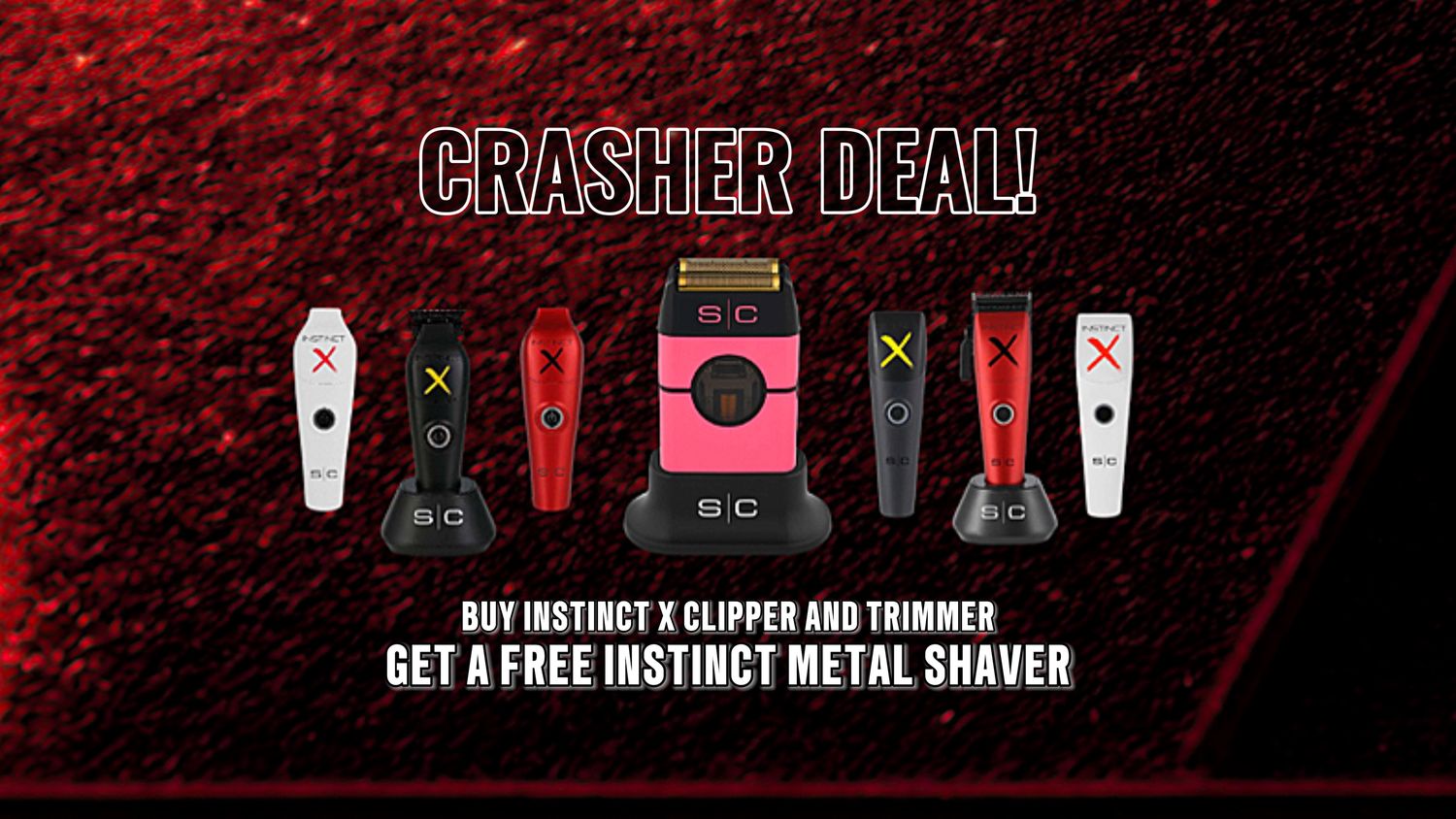 Deal Stylecraft Set Instinct X ( Buy Clipper and Trimmer Get a free Shaver Pink)