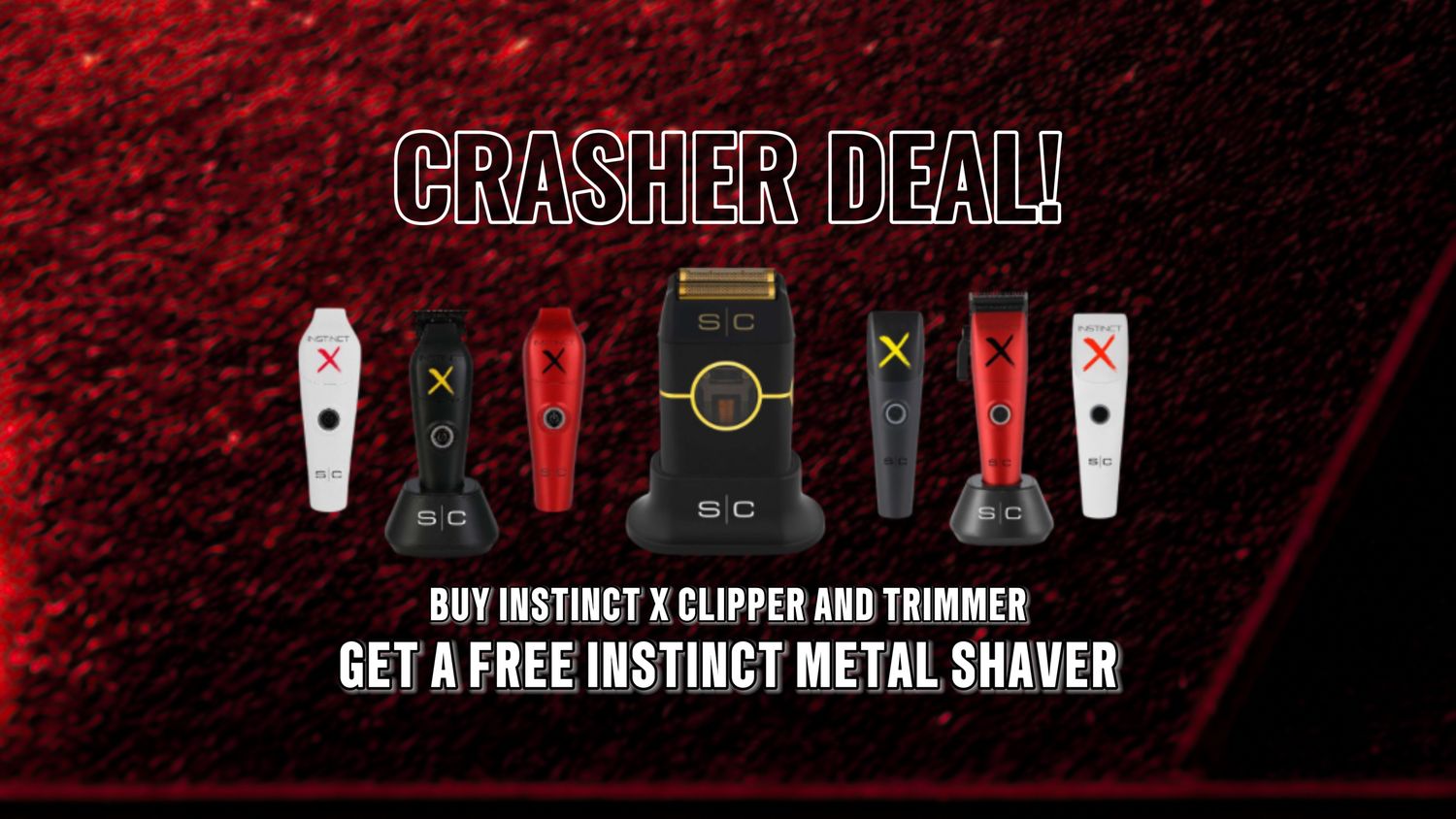 Stylecraft Set Instinct X ( Buy Clipper and Trimmer Get a free Shaver Black)