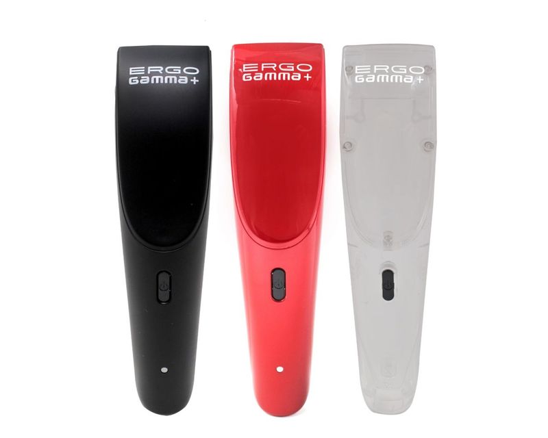 Gamma+ Replacement Body Lids Compatible with Ergo and Rogue Clippers - Matte Black, Metallic Red, Clear