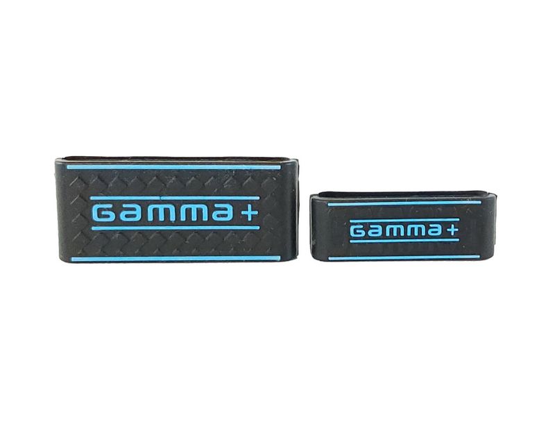 Gamma Gamma+ Clipper & Trimmer Grip Set (black with blue logo)