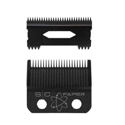 Stylecraft Replacement Fixed Black Diamond Carbon DLC Faper Hair Clipper Blade with Moving Black Diamond Carbon Slim Deep Tooth Cutter set Stylecraft Replacement Fixed Black Diamond Carbon DLC Faper Hair Clipper Blade with Moving Black Diamond Carbon Slim Deep Tooth Cutter set