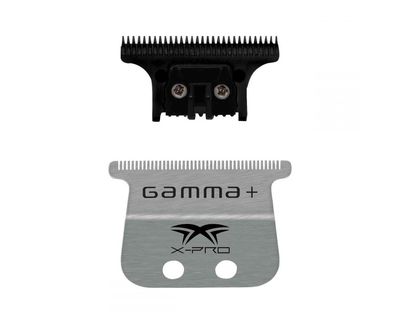 Gamma+ X-Pro Wide Stainless Steel with Black Diamond Carbon DLC The One Cutting Trimmer Blade Set Gamma+ X-Pro Wide Stainless Steel with Black Diamond Carbon DLC The One Cutting Trimmer Blade Set