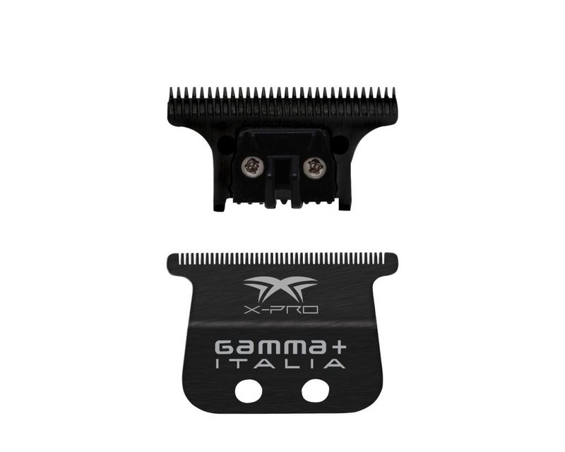 Gamma+ Replacement Fixed Black Diamond X-Pro Wide Fixed Blade with Black DLC "The One" Cutter Trimmer Blade Set