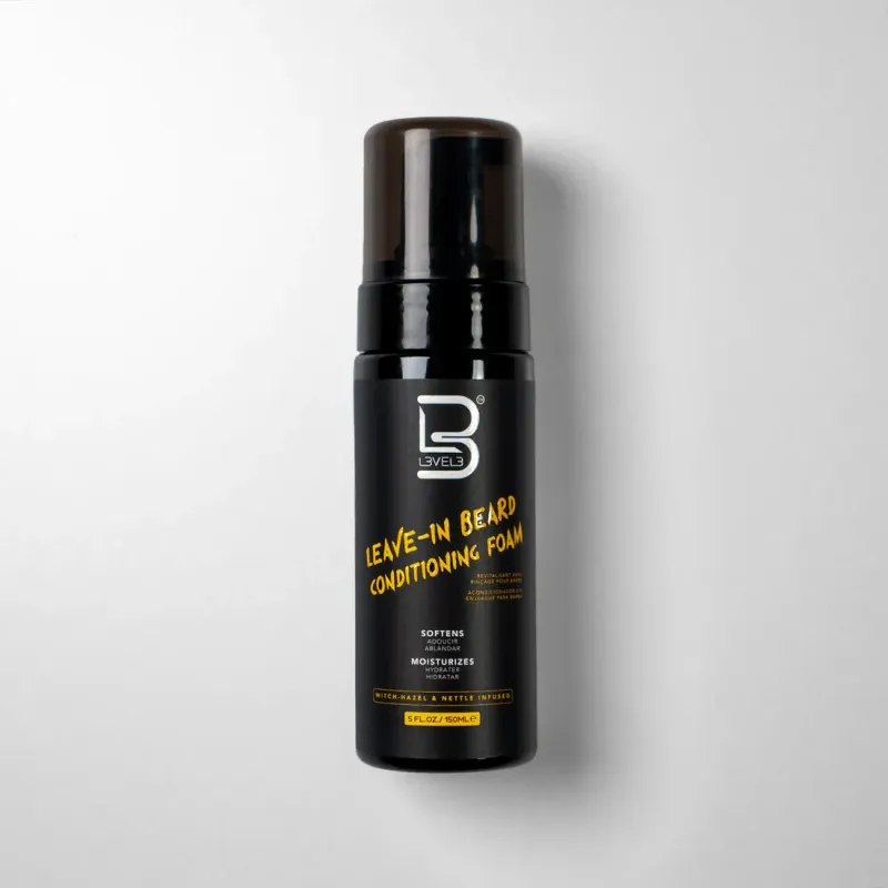 L3VEL3 Leave-In Beard Conditioning Foam - 150ml