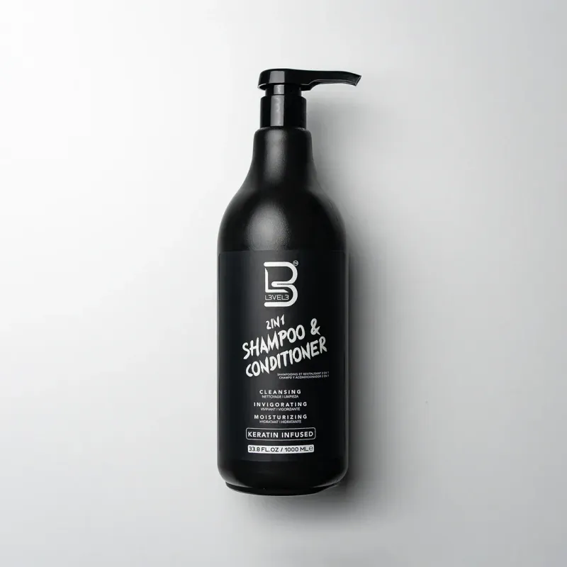 L3VEL3 2 IN 1 Shampoo & Conditioner - 1000ml
