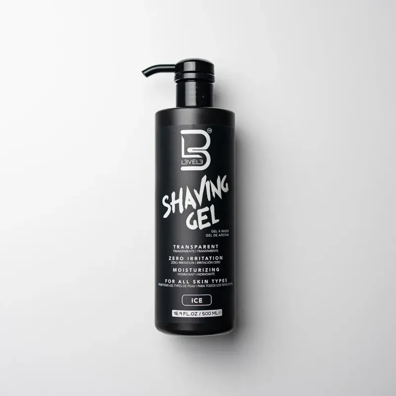 L3VEL3 Transparent Shaving Gel (ICE) - 500ml
