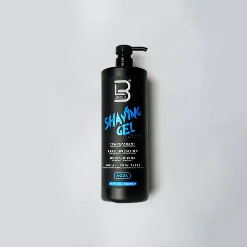 L3VEL3 Transparent Shaving Gel (AQUA) - 1000ml
