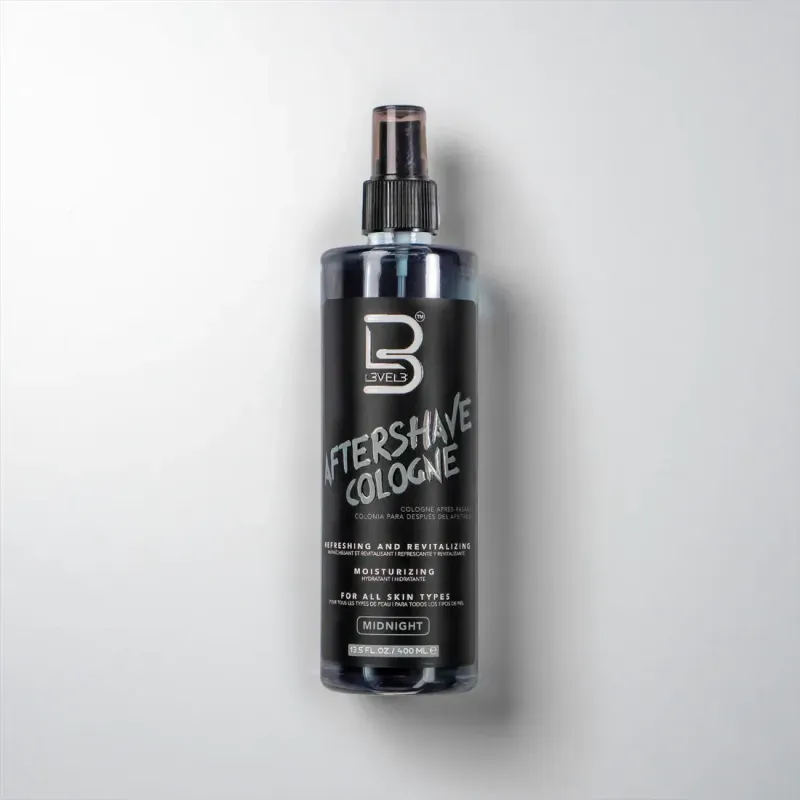 L3VEL3 Aftershave Cologne (MIDNIGHT) - 400ml