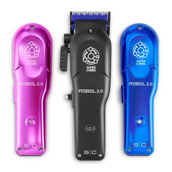 StyleCraft Rebel 2.0 Professional Hair Clipper with Super C4RBN Motor #SC601M