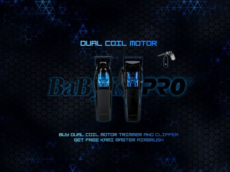Buy BabylissPro Dual Coil Collection Get free Kami Master Portable Airbrush Kit