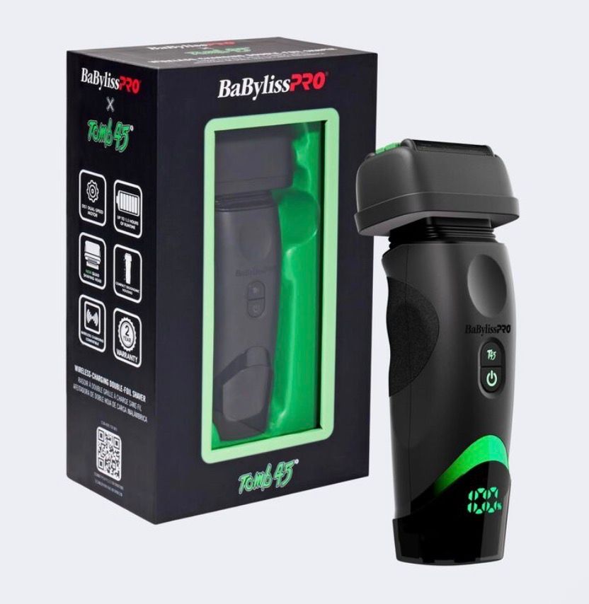 BaBylissPRO x Tomb45 Wireless-Charging Double-Foil Shaver