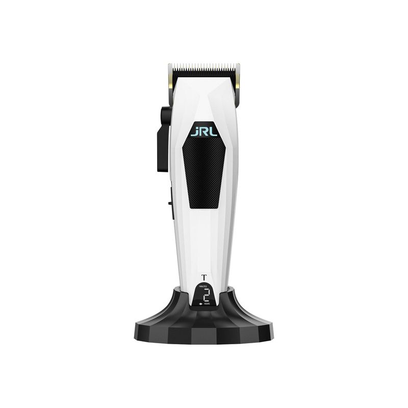 JRL 3000C Compact Professional Cordless Clipper — Taper Blade - WHITE