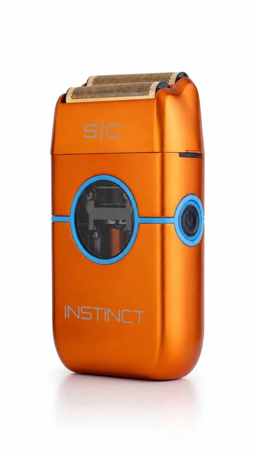 StyleCraft Instinct Metal Double Foil Shaver - Orange - SC8O7O (PREORDER) StyleCraft Instinct Metal Double Foil Shaver - Orange - SC8O7O (PREORDER)