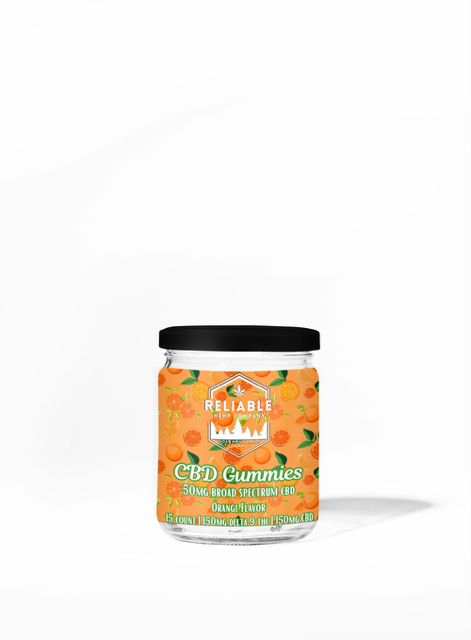 50 MG BOLD SPECTRUM CBD GUMMIES- ORANGE