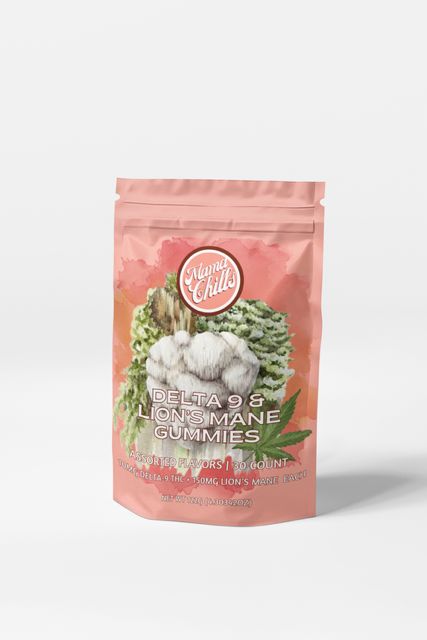 10MG THC &amp; LIONS MANE GUMMIES- 30 COUNT