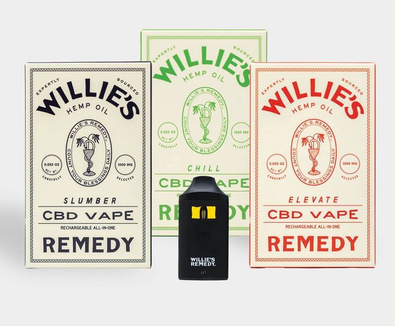 WILLIE’S REMEDY CBD VAPE