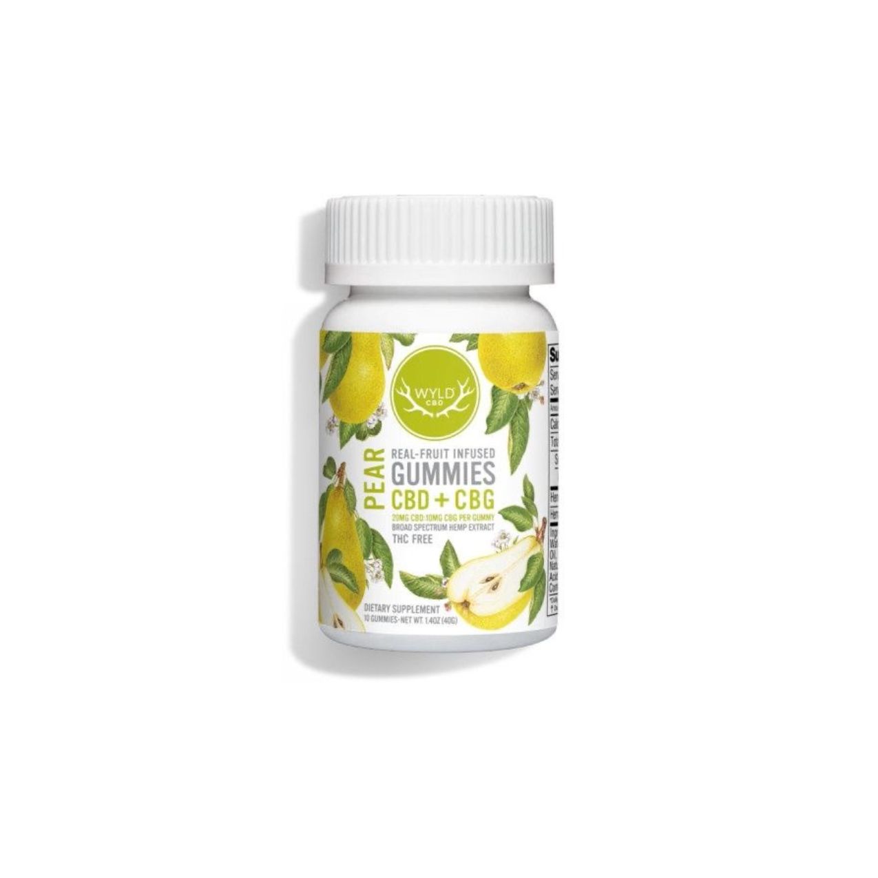 PEAR GUMMIES CBD CBG- 10 CT