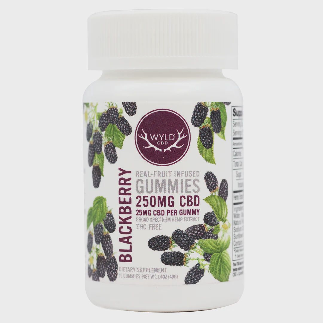 WYLD BLACKBERRY CBD GUMMIES- 25MG