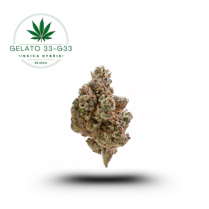 G33 FLOWER- INDICA HYBRID 25.12%