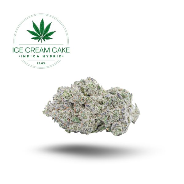 ICE CREAM CAKE FLOWER- INDICA HYBRID 22.72%