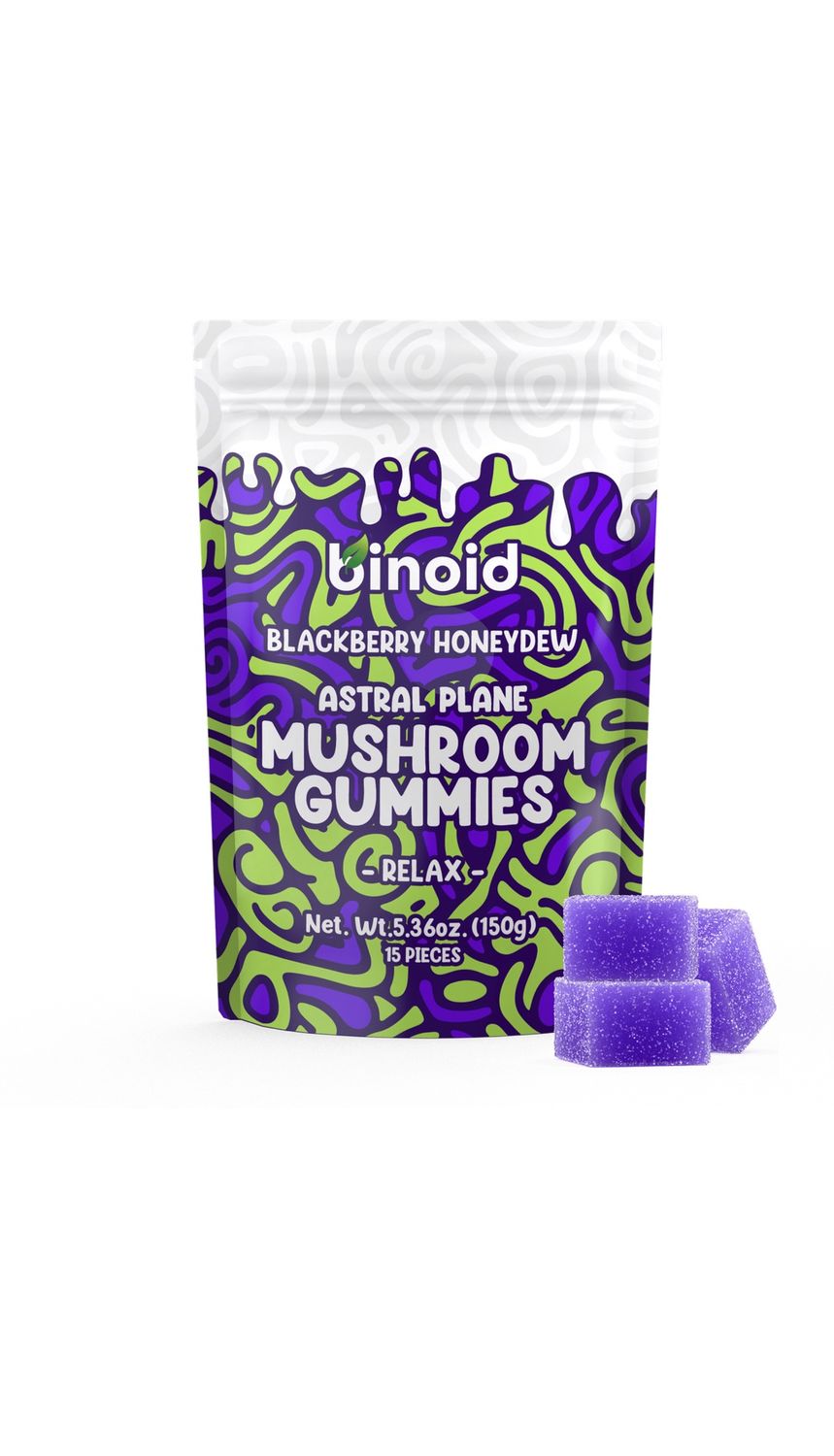 Astral Plane THC &amp; Mushroom Gummies 15 Ct