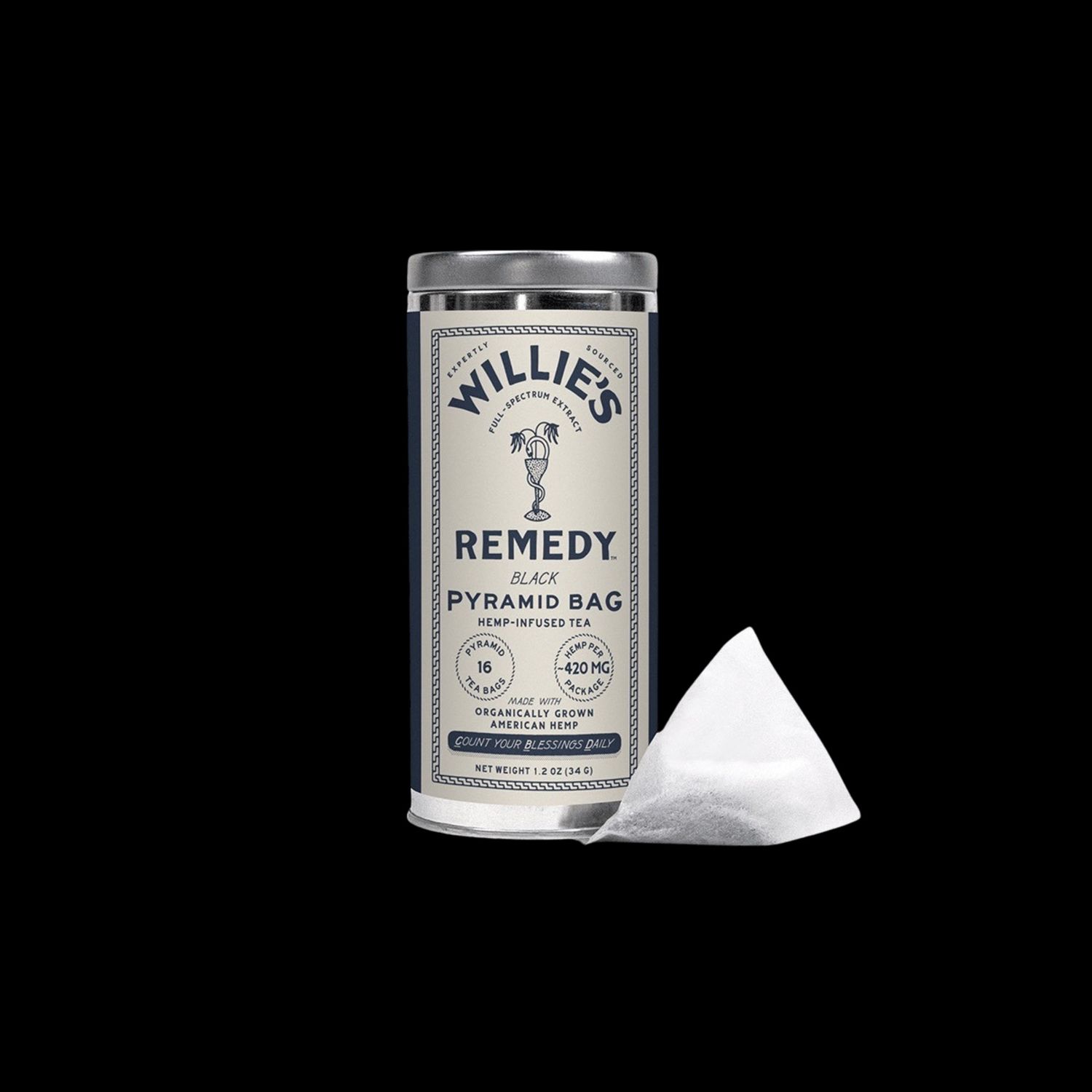 WILLIE’S REMEDIES INFUSED BLACK TEA- 16 SERVINGS