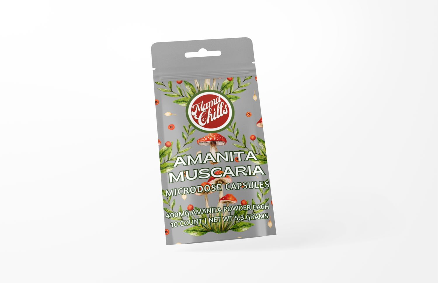 MAMA CHILLS AMANITA MUSCARIA CAPSULES- 400MG- 10 COUNT