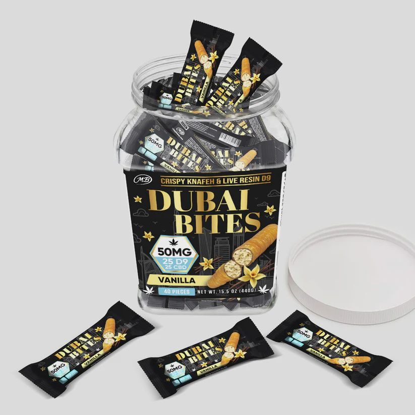 VANILLA DUBAI BITES 50MG