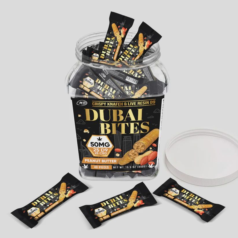 PEANUT BUTTER DUBAI BITES 50MG