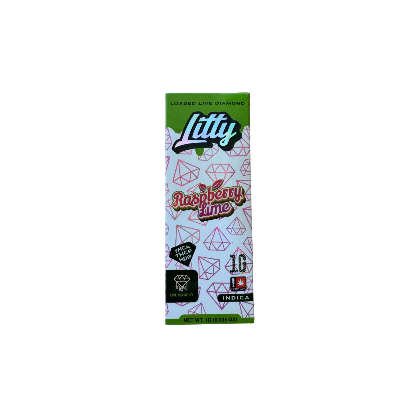 LITTY RASPBERRY LIME 1G INDICA VAPE