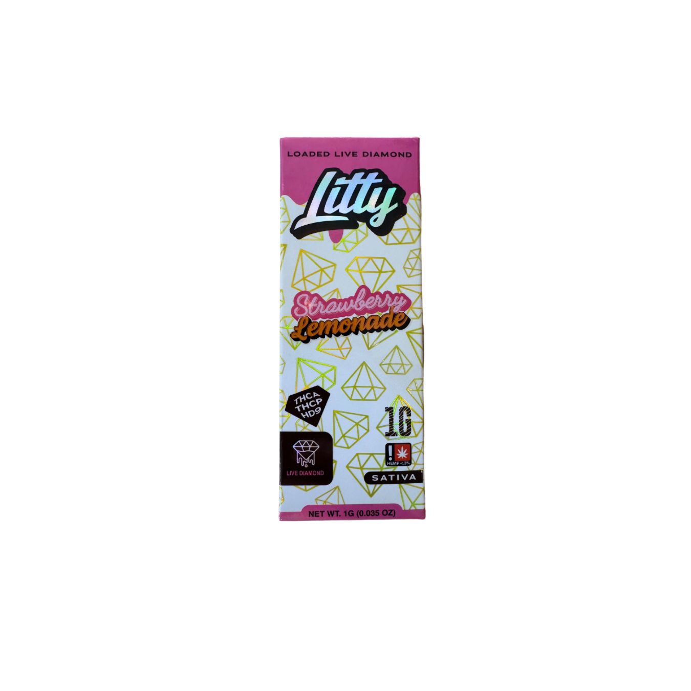 LITTY STRAWBERRY LEMONADE 1G SATIVA VAPE