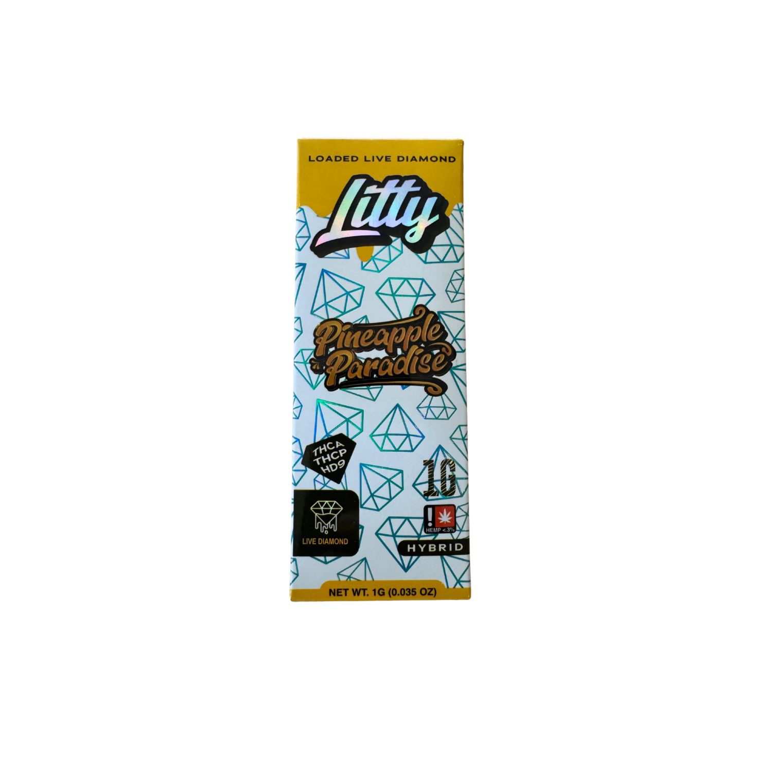 LITTY PINEAPPLE PARADISE 1G HYBRID VAPE