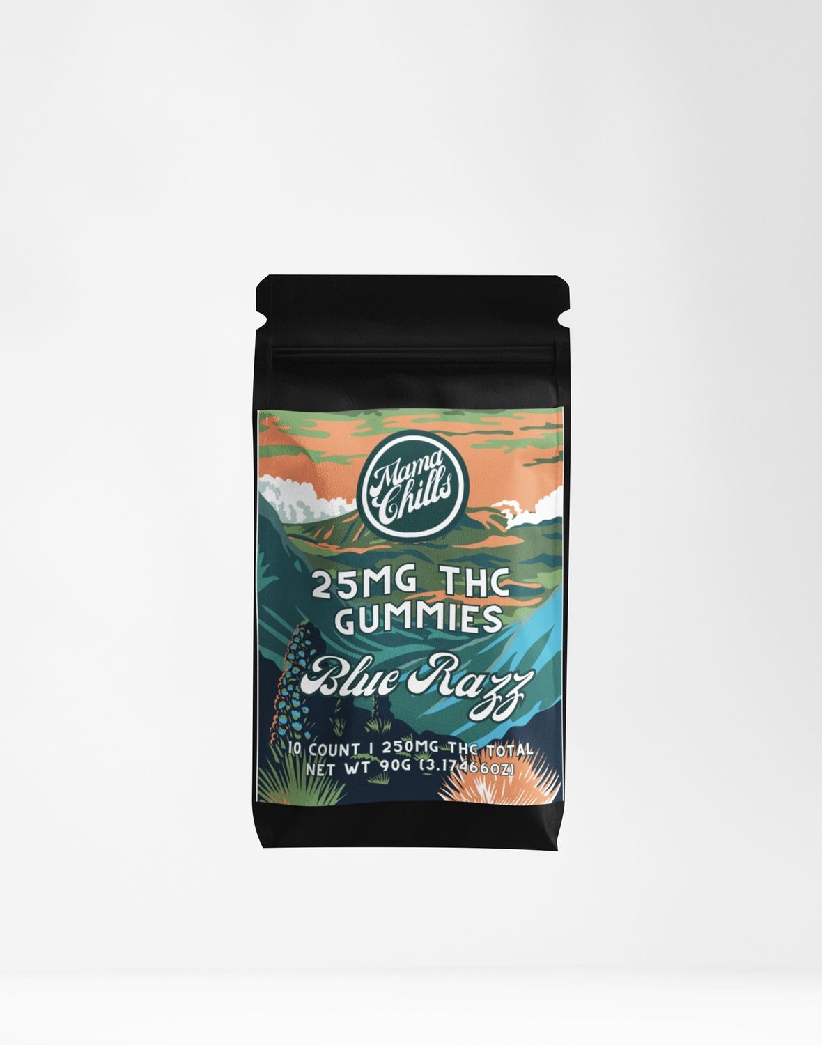 MAMA CHILLS 25MG BLUE RAZZ GUMMIES