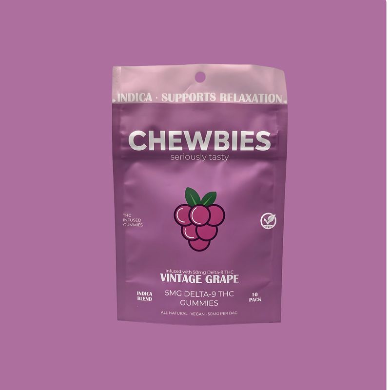 HIGH DOSE 25MG- INDICA- VINTAGE GRAPE- 10 COUNT