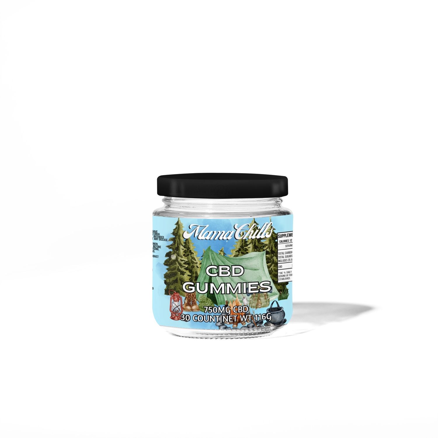 MAMA CHILLS 25MG CBD GUMMY- 30 COUNT