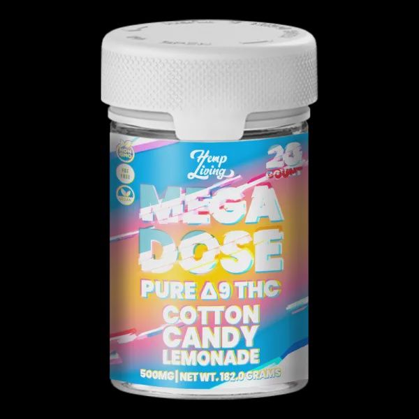 MEGA DOSE 25MG COTTON CANDY LEMONADE- 20 CT