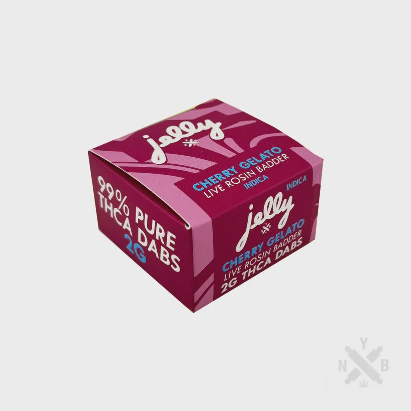 CHERRY GELATO LIVE ROSIN BADDER- 2G INDICA 99% THCA DAB