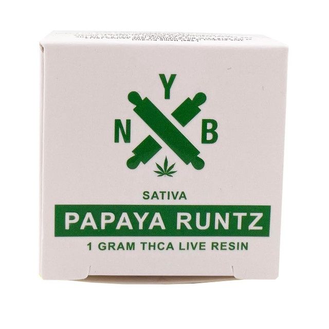 1G 99% PURE LIVE RESIN DAB-PAPAYA RUNTZ SATIVA