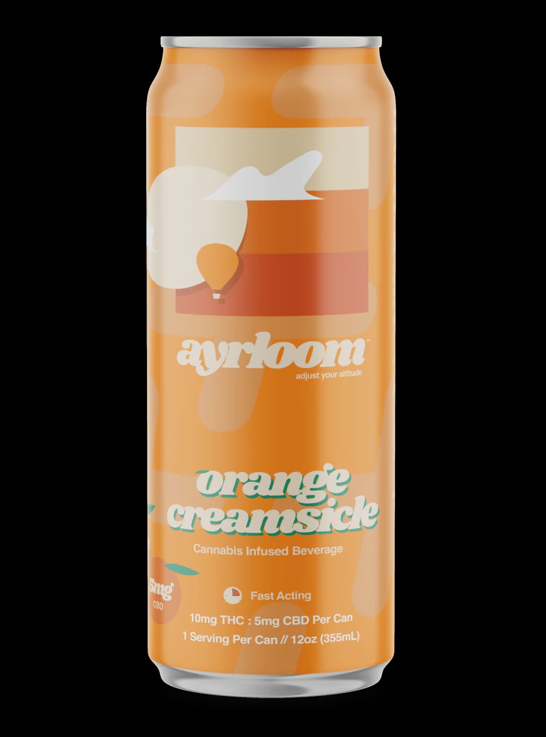 AYRLOOM ORANGE CREAMSICLE BEVERAGE 5MG THC 5 CBD