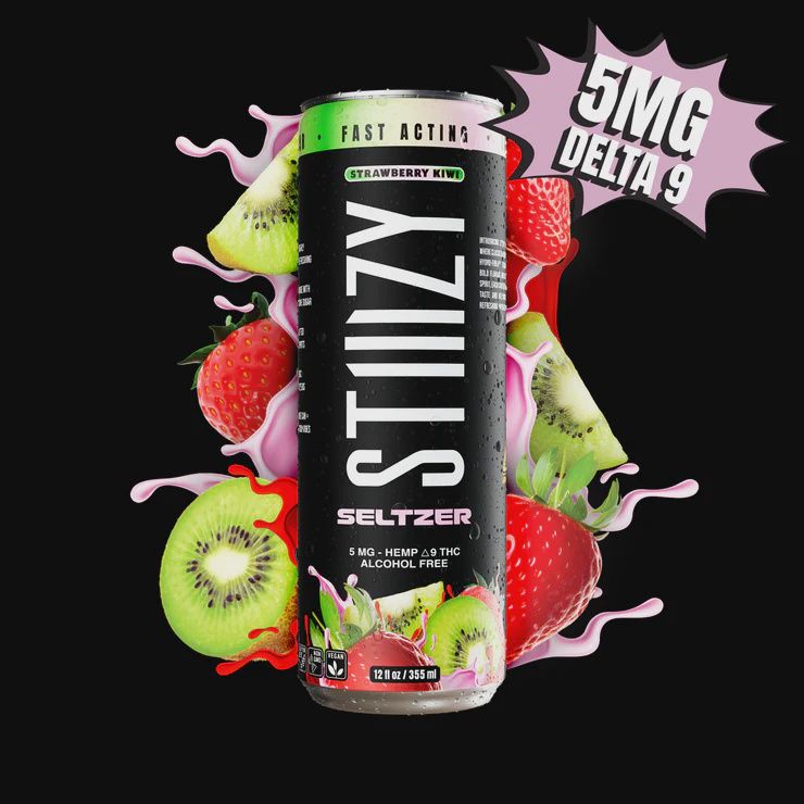 STIZZY STRAWBERRY KIWI SELTZER 5MG THC