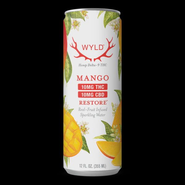 WYLD MANGO- RESTORE- 10MG THC 10MG CBD