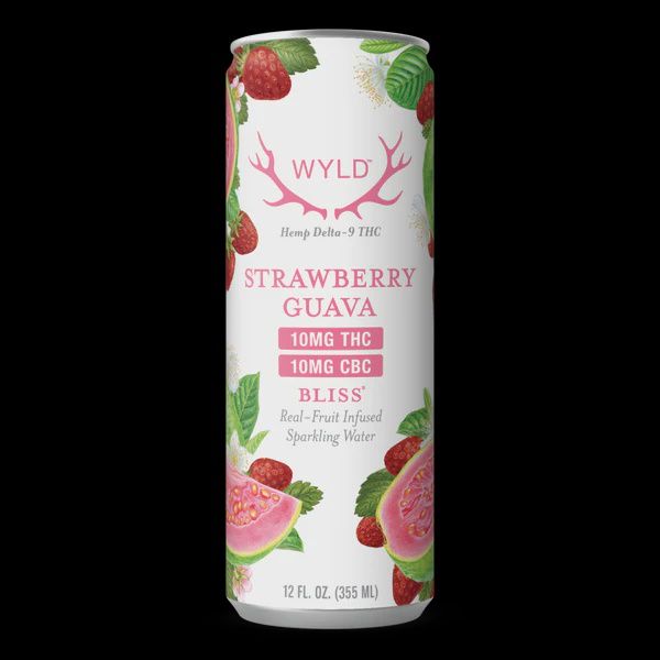 WYLD- STRAWBERRY GUAVA- BLISS- 10MG THC 10MG CBC