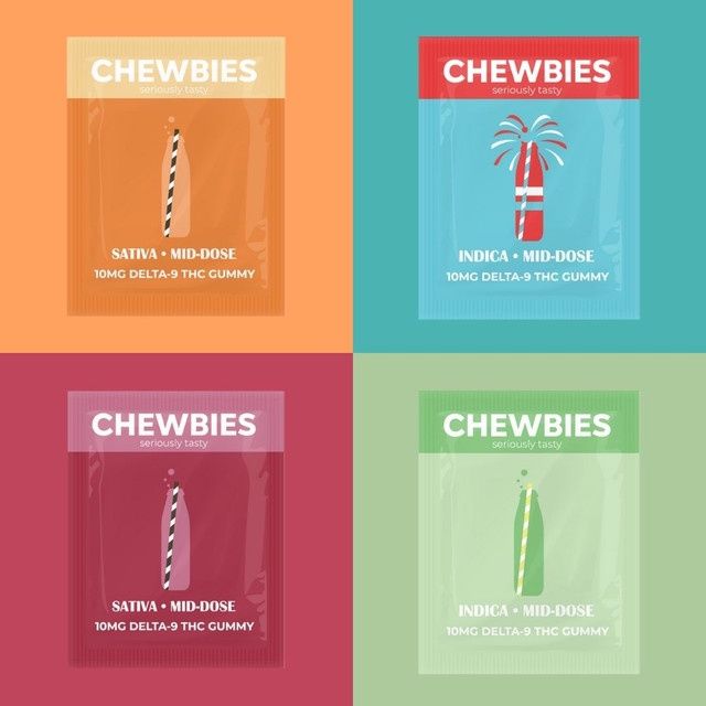 CHEWBIES MID DOSE 10 MG- SINGLE PACK