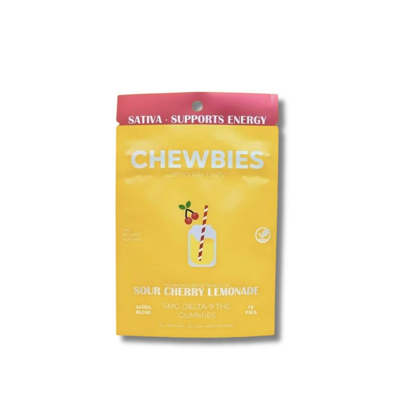 5MG LOW DOSE GUMMIES- SOUR CHERRY LEMONADE- SATIVA- 10 COUNT