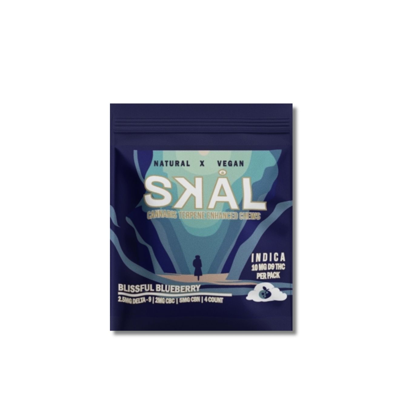 2.5MG MICRO-DOSE GUMMIES- INDICA- BLUEBERRY 4 COUNT