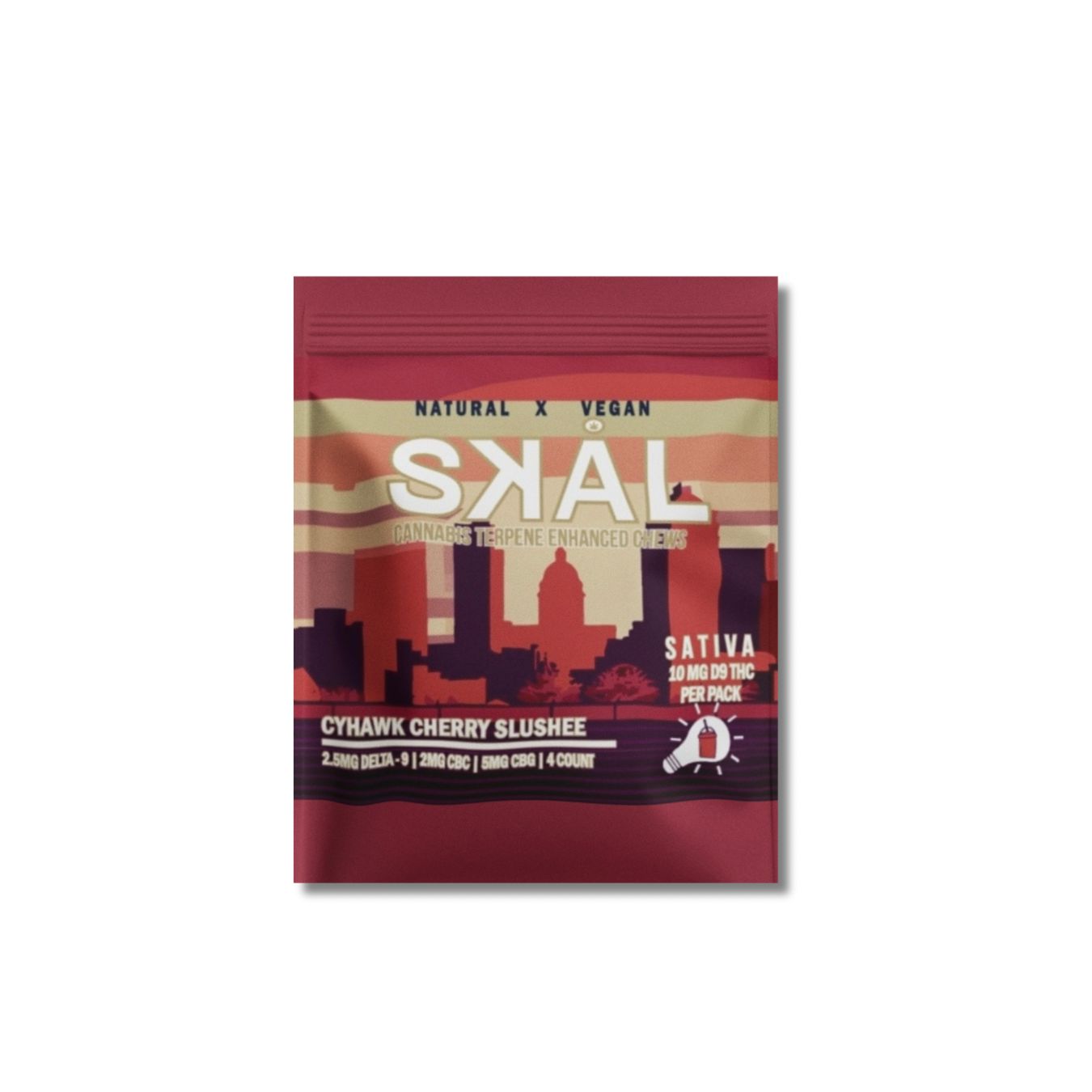 2.5MG MICRO-DOSE GUMMIES- SATIVA- CHERRY SLUSHEE- 4 COUNT