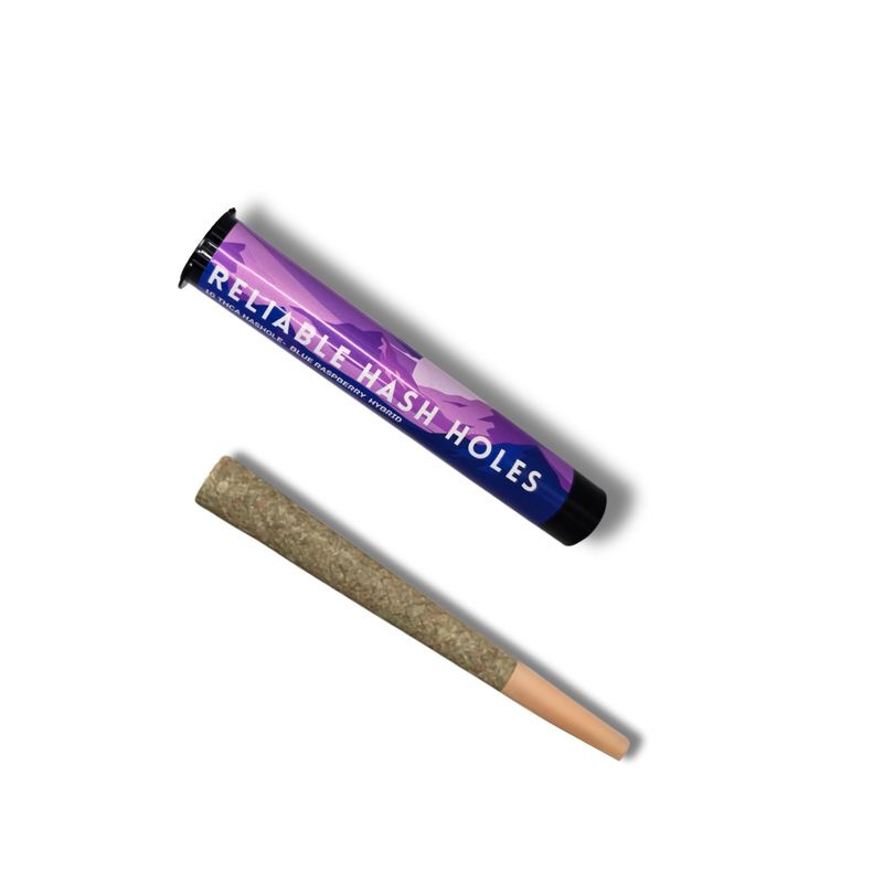 RELIABLE 1G HASH HOLE- HYBRID BLUE RAZZ